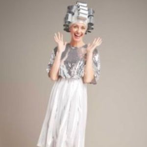 Womens Grease beauty school drop out Halloween costume